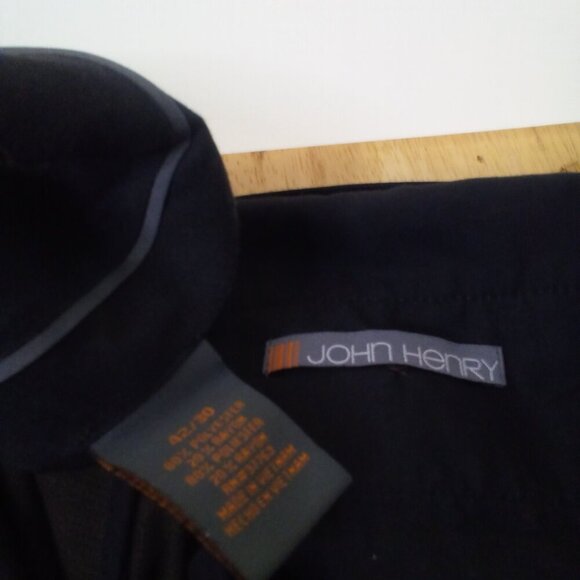 John Henry Pants Men 42 x 30 Pleated Roll Hem Brown - Picture 9 of 14